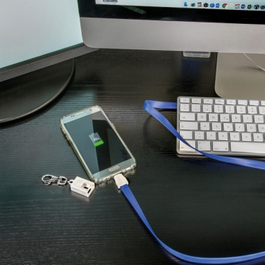 Logo trade advertising products picture of: Lanyard with usb cable LE PORT