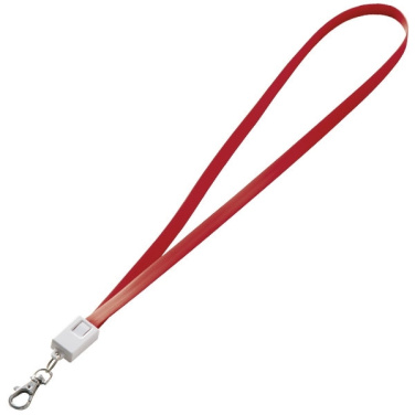 Logotrade business gift image of: Lanyard with usb cable LE PORT