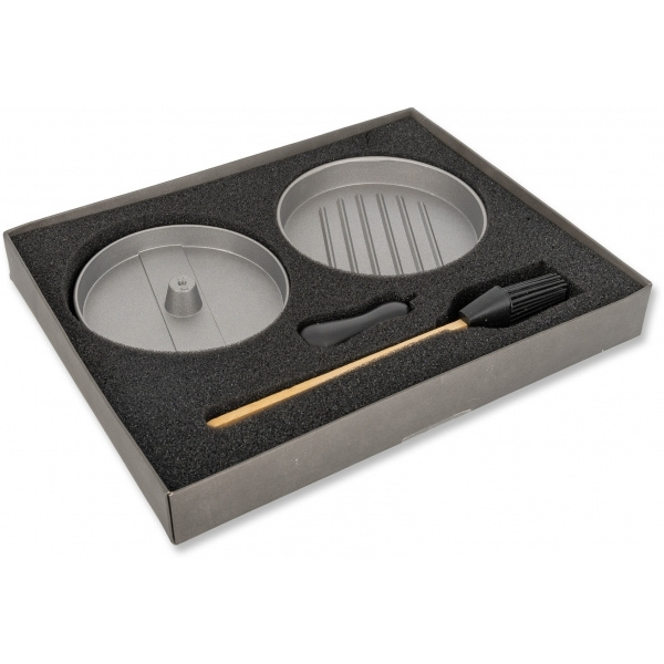 Logotrade corporate gift image of: Burger press with silicone brush TEXAS