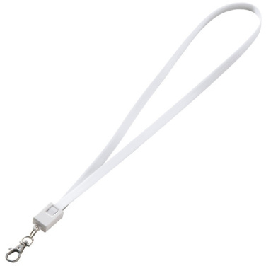 Logotrade corporate gift image of: Lanyard with usb cable LE PORT