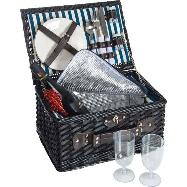 Logo trade promotional product photo of: Picnic basket RIVA DEL GARDA