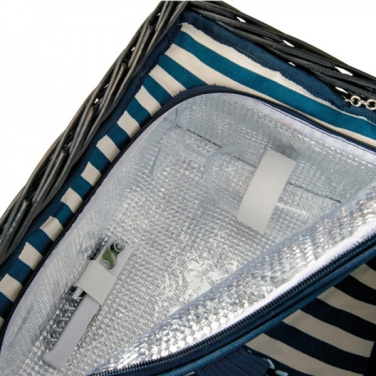 Logotrade promotional gift picture of: Picnic basket RIVA DEL GARDA