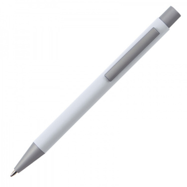 Logo trade promotional gift photo of: Metal ballpen soft touch ABU DHABI