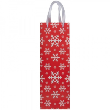 Logo trade promotional gifts picture of: Wine bag in Christmas design LAPLAND