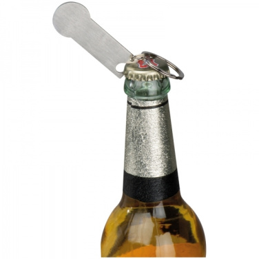 Logo trade promotional merchandise photo of: Keyring with shopping cart chip STICKIT
