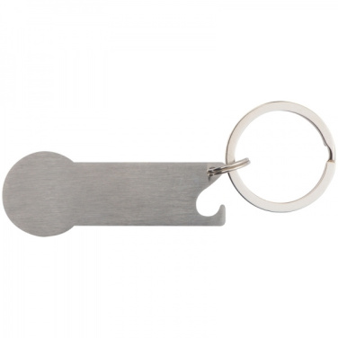 Logo trade promotional giveaways picture of: Keyring with shopping cart chip STICKIT