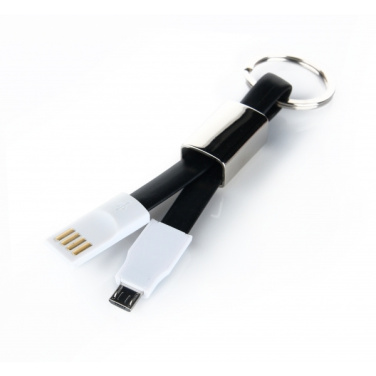 Logotrade promotional merchandise image of: Data transfer cable and keyring