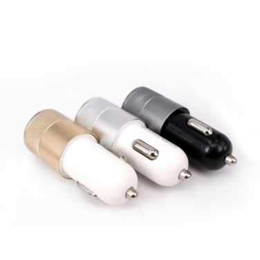 Logo trade advertising product photo of: Metal car charger