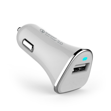 Logo trade promotional gifts image of: Car charger (Qualcomm Quick Charge 3.0)