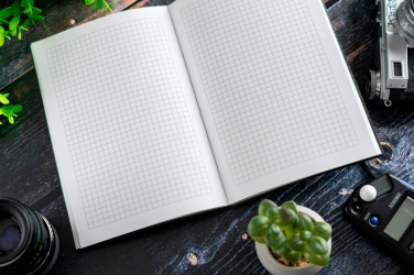 Logo trade promotional giveaways picture of: A5 Notebook DUBAI
