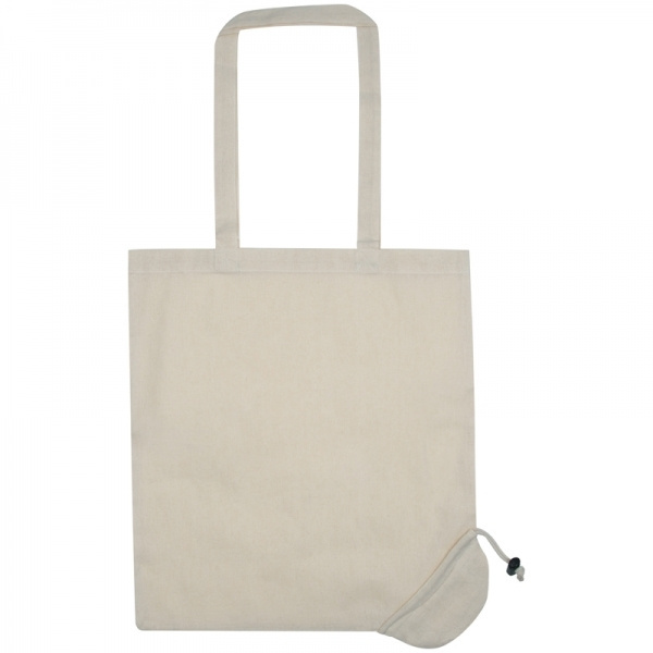 Logotrade promotional products photo of: Foldable cotton bag KLEHOLM
