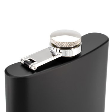 Logotrade corporate gifts photo of: Hip flask OLYMPOS Schwarzwolf