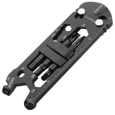 Logo trade business gifts image of: Bike tools INARI Schwarzwolf