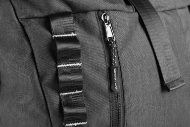 Logo trade promotional giveaways image of: Rolltop backpack ELBERT Schwarzwolf