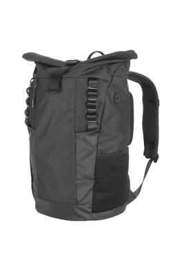 Logotrade promotional merchandise image of: Rolltop backpack ELBERT Schwarzwolf