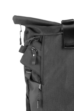 Logotrade promotional product image of: Rolltop backpack ELBERT Schwarzwolf