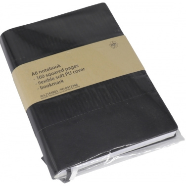 Logo trade promotional giveaways image of: A6 Notebook ELVERUM
