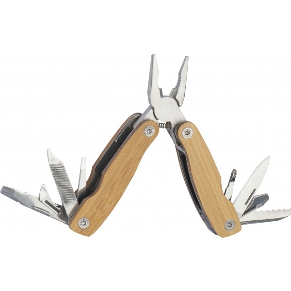 Logotrade promotional merchandise image of: Multifunction tool bamboo LEEDS