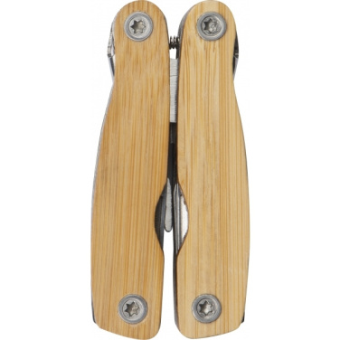 Logo trade promotional giveaways picture of: Multifunction tool bamboo LEEDS