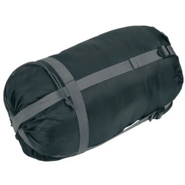 Logo trade promotional gift photo of: Sleeping bag KINABALU Schwarzwolf