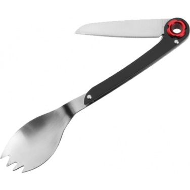 Logotrade corporate gift image of: Multifunctional spoon LATEMAR Schwarzwolf