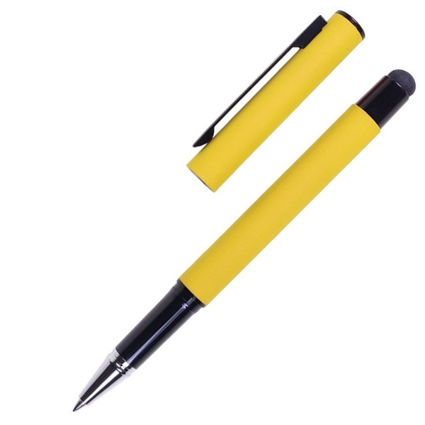 Logo trade advertising products picture of: Roller touch pen, soft touch CELEBRATION Pierre Cardin