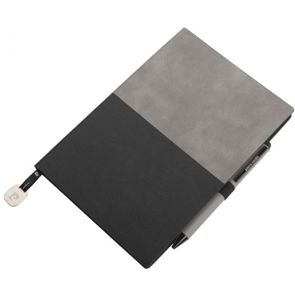 Logo trade promotional items picture of: Notepad A5 & ballpoint pen REPORTER Pierre Cardin