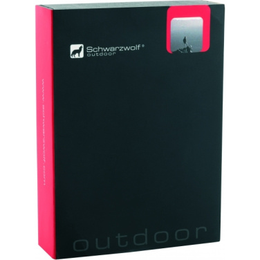 Logo trade promotional merchandise photo of: Ecological lighter SANFORD Schwarzwolf