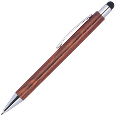 Logotrade promotional item image of: Wooden ballpen BILZEN