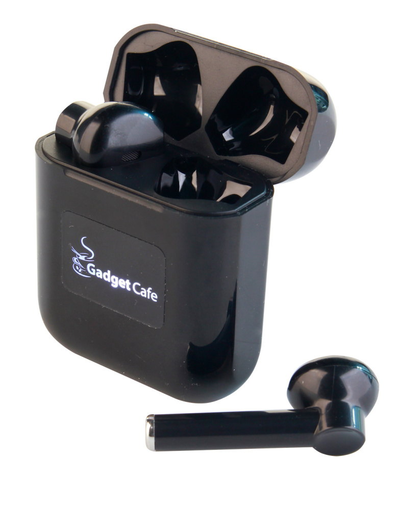 Logo trade promotional gifts image of: Wireless earbuds with light up logo