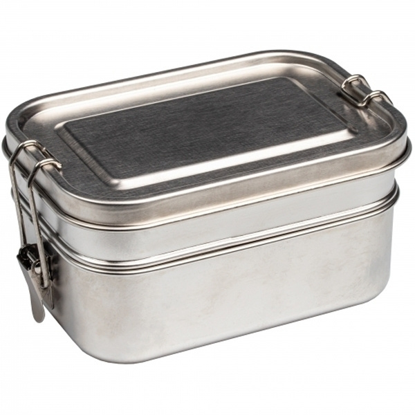 Logo trade promotional item photo of: 2-level lunch box PORTO ALEGRE