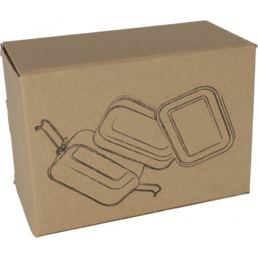Logo trade promotional merchandise image of: 2-level lunch box PORTO ALEGRE