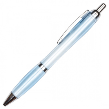 Logotrade promotional item picture of: Transparent ballpen ALKEN