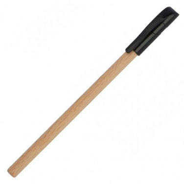 Logo trade advertising products image of: Wooden ballpen PALMDALE