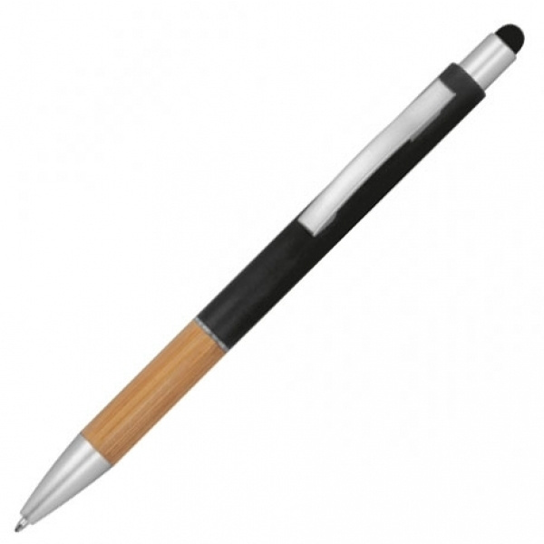 Logo trade business gift photo of: Ballpoint with touch function TRIPOLI