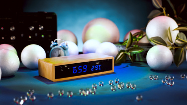 Logotrade promotional item image of: Desk clock TRONDHEIM