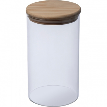 Logotrade promotional item picture of: Borosilicate container ONTARIO 1000 ml