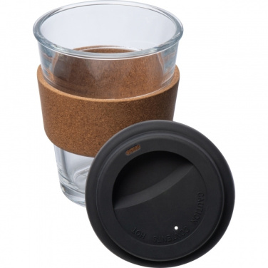 Logotrade promotional giveaways photo of: Glass drinking cup WROCŁAW 350ml