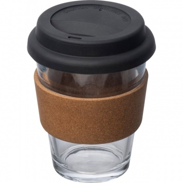 Logo trade promotional products picture of: Glass drinking cup WROCŁAW 350ml