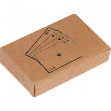 Logo trade business gift photo of: Playing cards NEW CASTLE