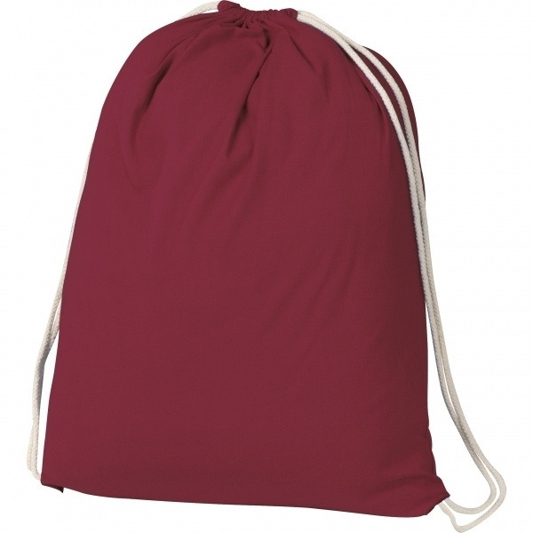Logo trade advertising products image of: Cotton gym bag BUDAPEST