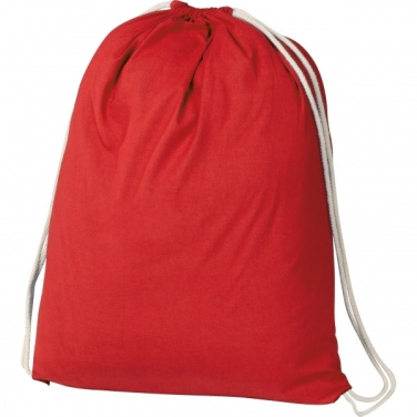 Logotrade promotional merchandise image of: Cotton gym bag BUDAPEST