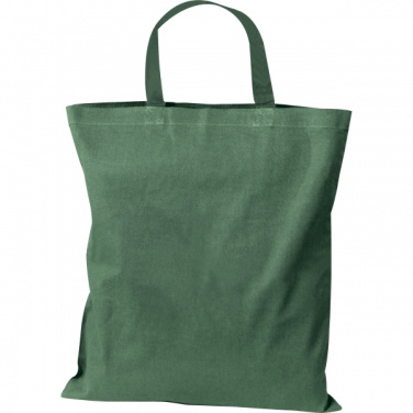 Logo trade business gift photo of: Cotton bag with short handles BREGENZ