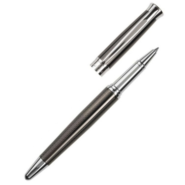 Logo trade advertising products image of: Metal roller pen ROI