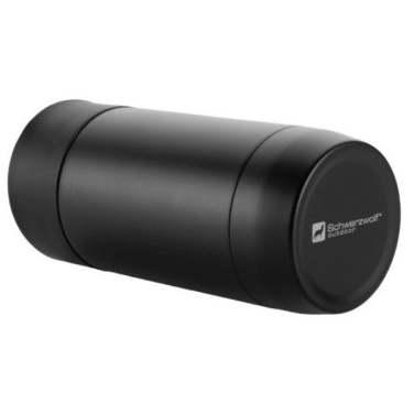 Logotrade promotional merchandise image of: Thermo mug ADRASAN 240 ml Schwarzwolf