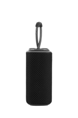 Logo trade business gift photo of: Waterproof bluetooth speaker HARDEOL Schwarzwolf