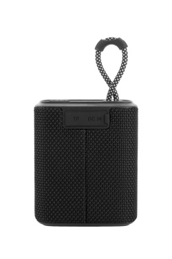 Logo trade promotional merchandise image of: Waterproof bluetooth speaker HARDEOL Schwarzwolf