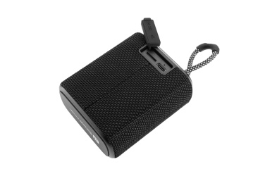 Logo trade promotional items image of: Waterproof bluetooth speaker HARDEOL Schwarzwolf