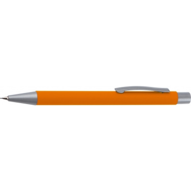 Logotrade promotional items photo of: Mechanical pencil soft touch ANCONA