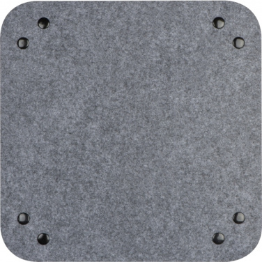 Logo trade business gifts image of: Felt key trey EDMONTON